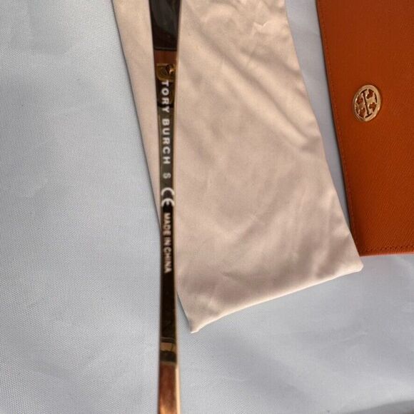 Tory Burch Sunglasses Butterfly Rimless Green ty6030 106 45 61 12 135  w/case - Picture 4 of 16